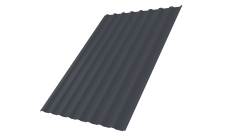 Профнастил С20B 0,45 Drap TR lite RAL 7024 мокрый асфальт