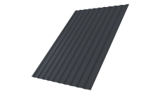 Профнастил С8A v01 0,45 Drap TR lite RAL 7024 мокрый асфальт