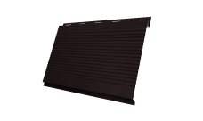 Вертикаль 0,2 gofr 0,45 Drap с пленкой RAL 9005 черный