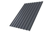 Профнастил С20A 0,45 Drap TR lite RAL 7024 мокрый асфальт